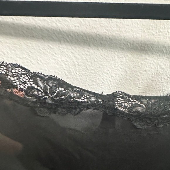 torrid Black Lace Trim Satin Slip - Picture 11 of 13